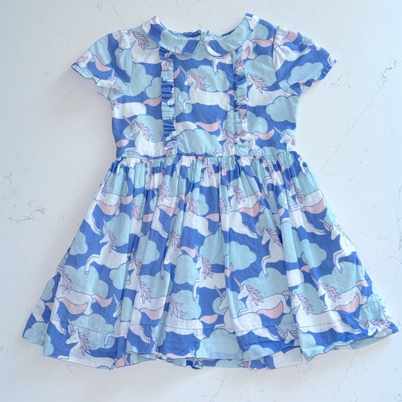 Mini Boden Peter Pan Collar Dress - Picture 2 of 6